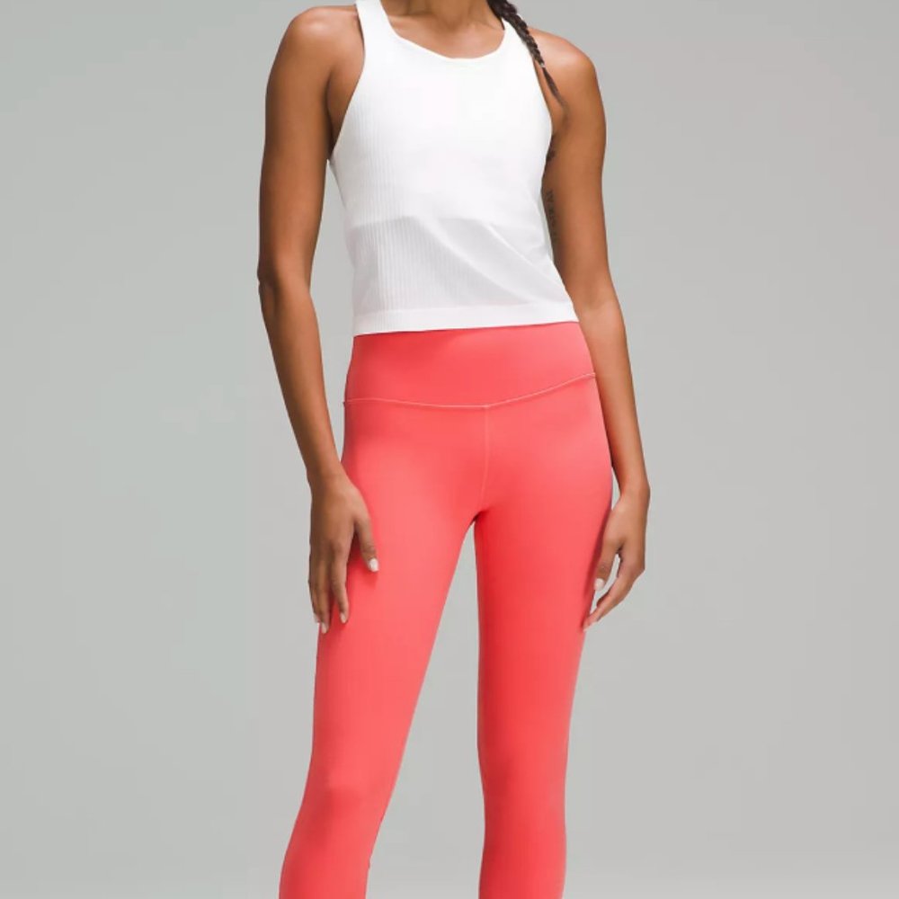 Lululemon Align High-Rise Pant 25” - Size 8 - Raspberry Colour